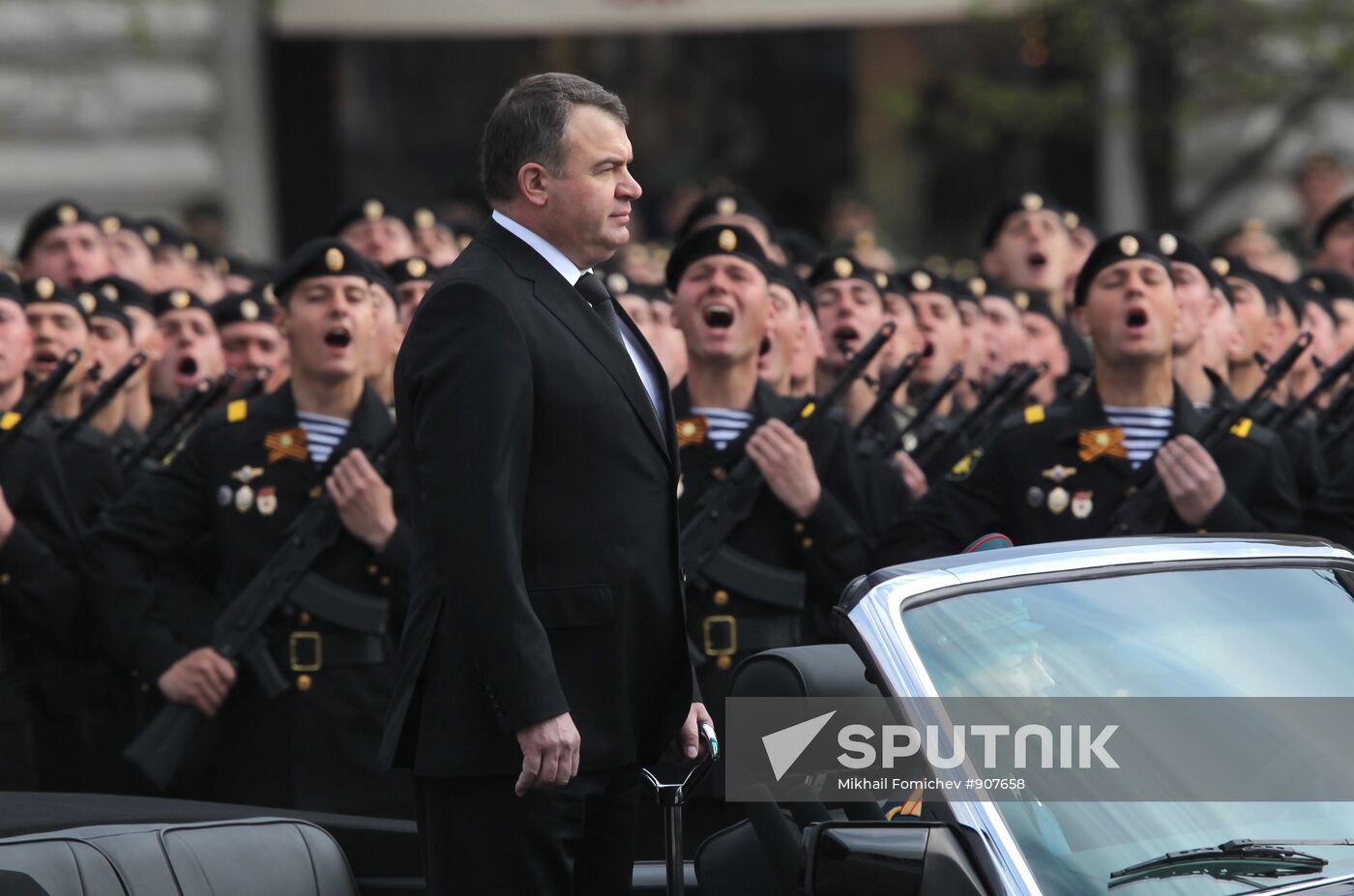 Victory Parade's general rehearsal on Red Square