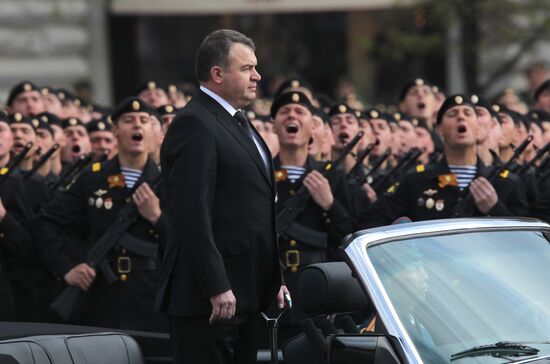 Victory Parade's general rehearsal on Red Square