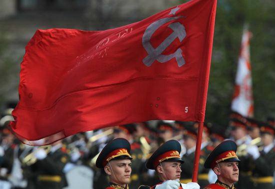 Victory Parade's general rehearsal on Red Square