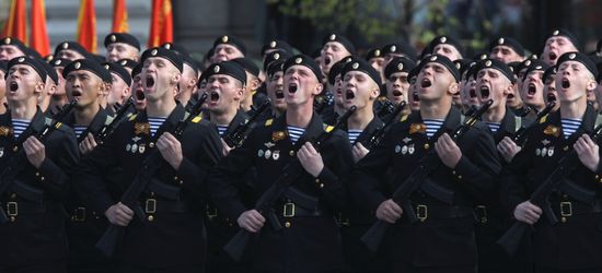 Victory Parade's general rehearsal on Red Square