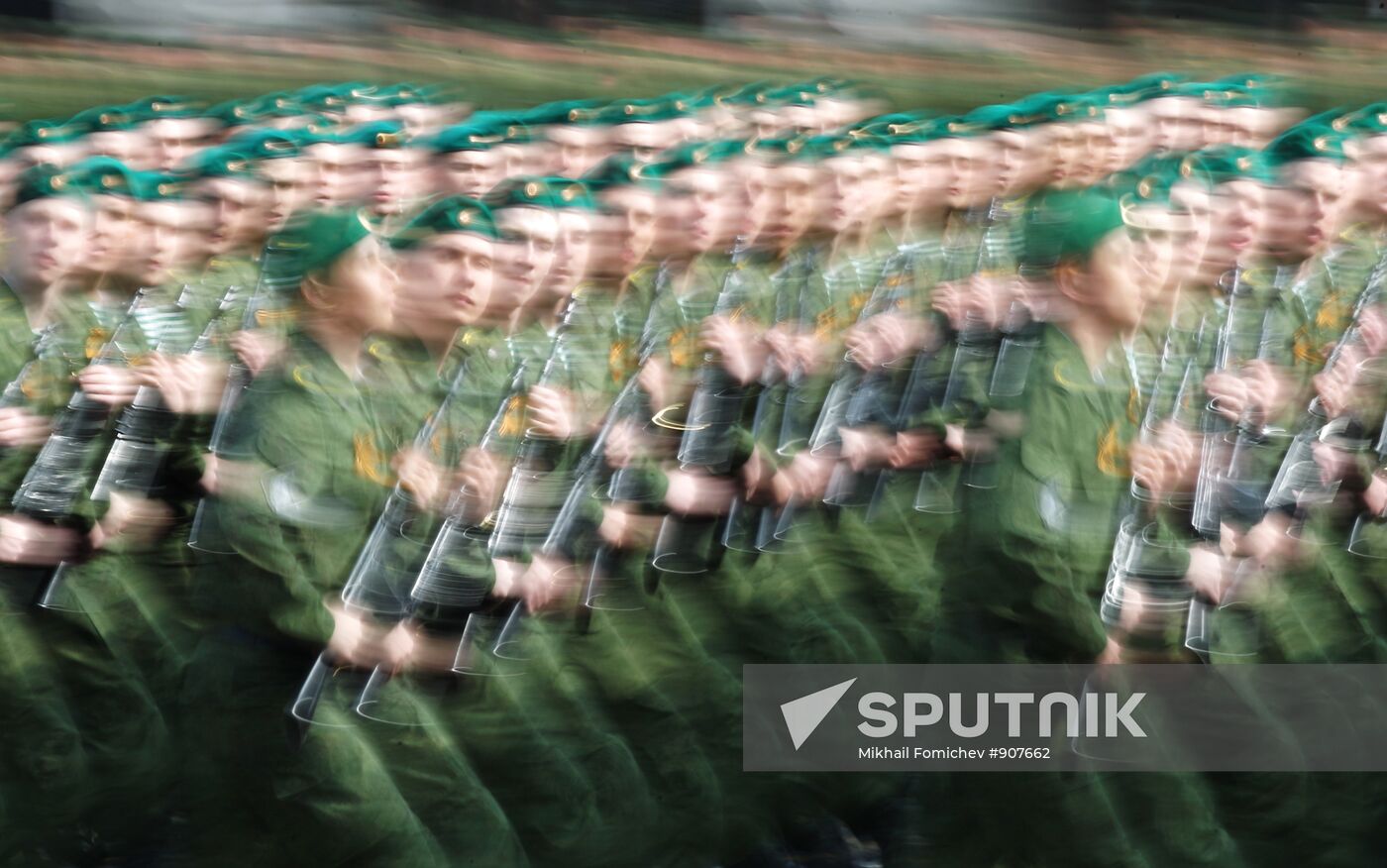 Victory Parade's general rehearsal on Red Square