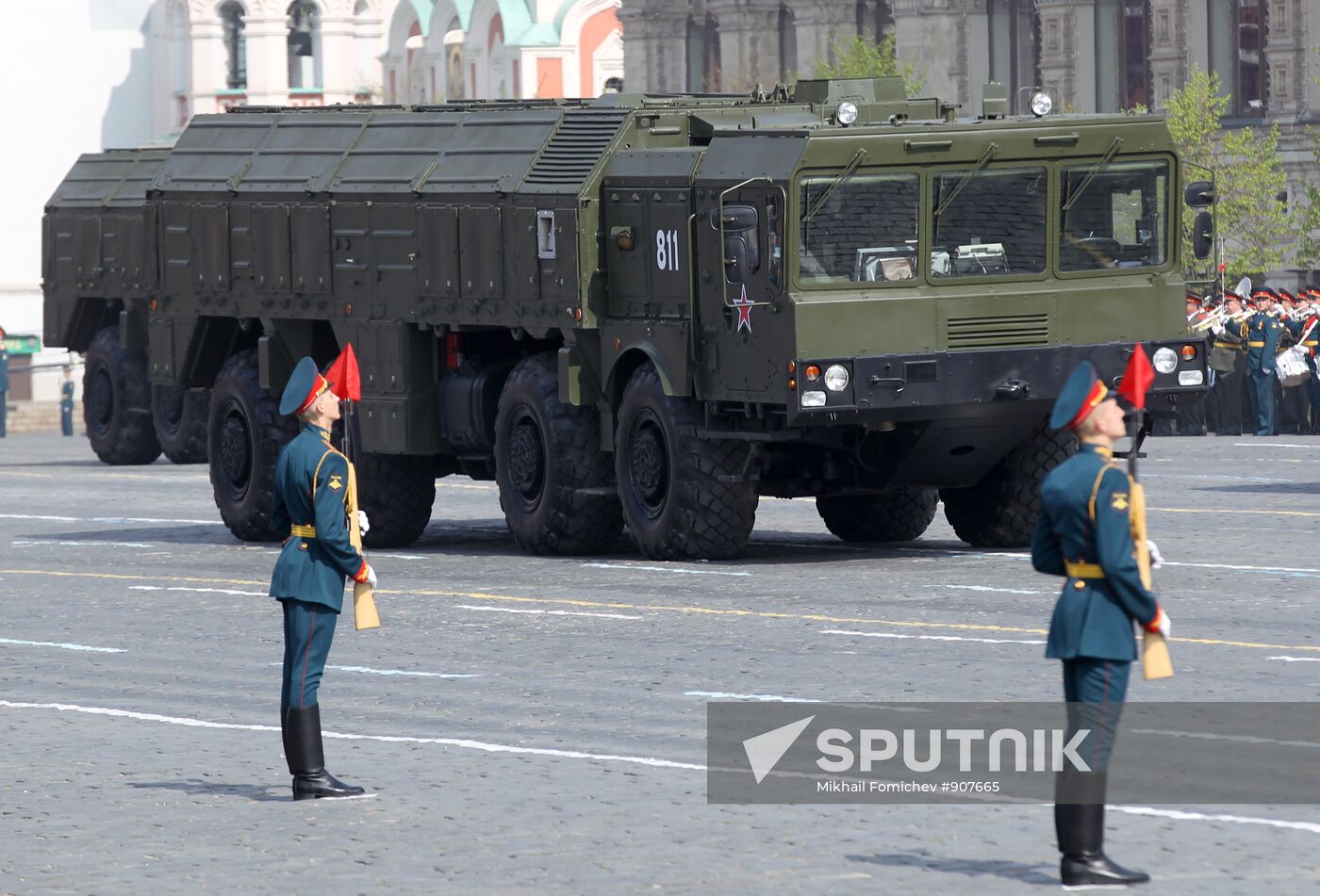 Victory Parade's general rehearsal on Red Square