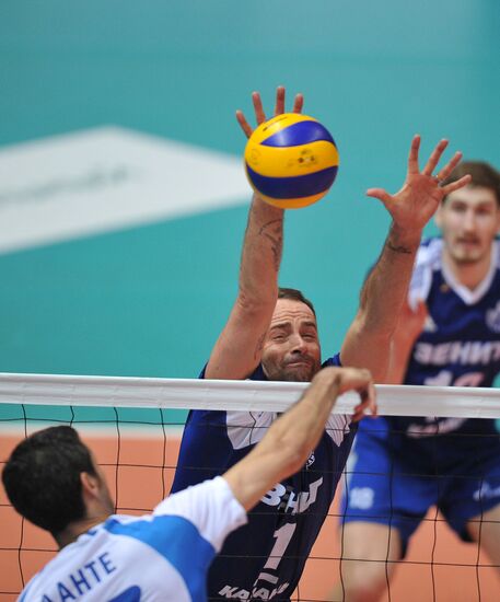 Volleyball. Superleague. Match Dinamo (Moscow) - Zenit