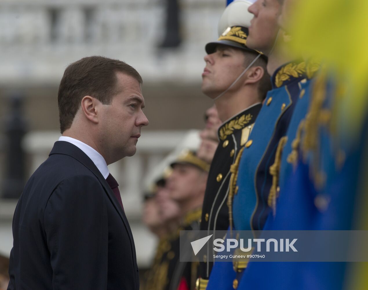 Dmitry Medvedev attends memorial ceremony for Victory Day