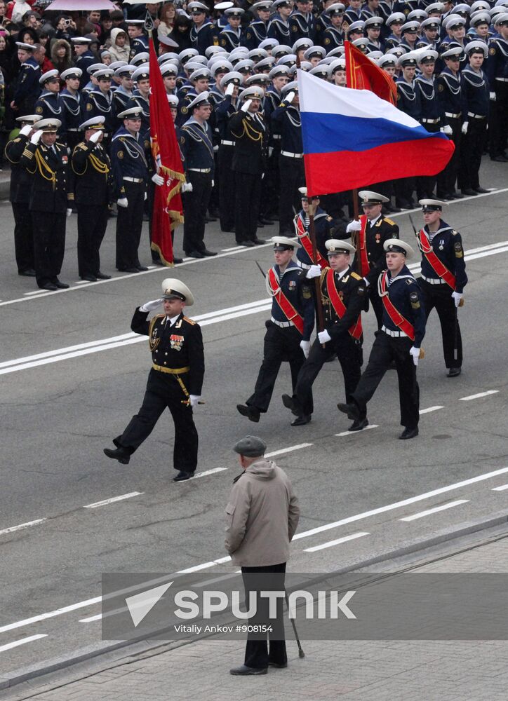 Victory Parade held in Russian regions. Vladivostok
