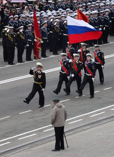 Victory Parade held in Russian regions. Vladivostok