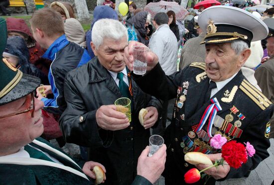 Victory Parade held in Russian regions. Vladivostok