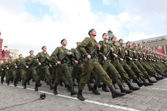 Military parade on 66th anniversary of Victory in WWII