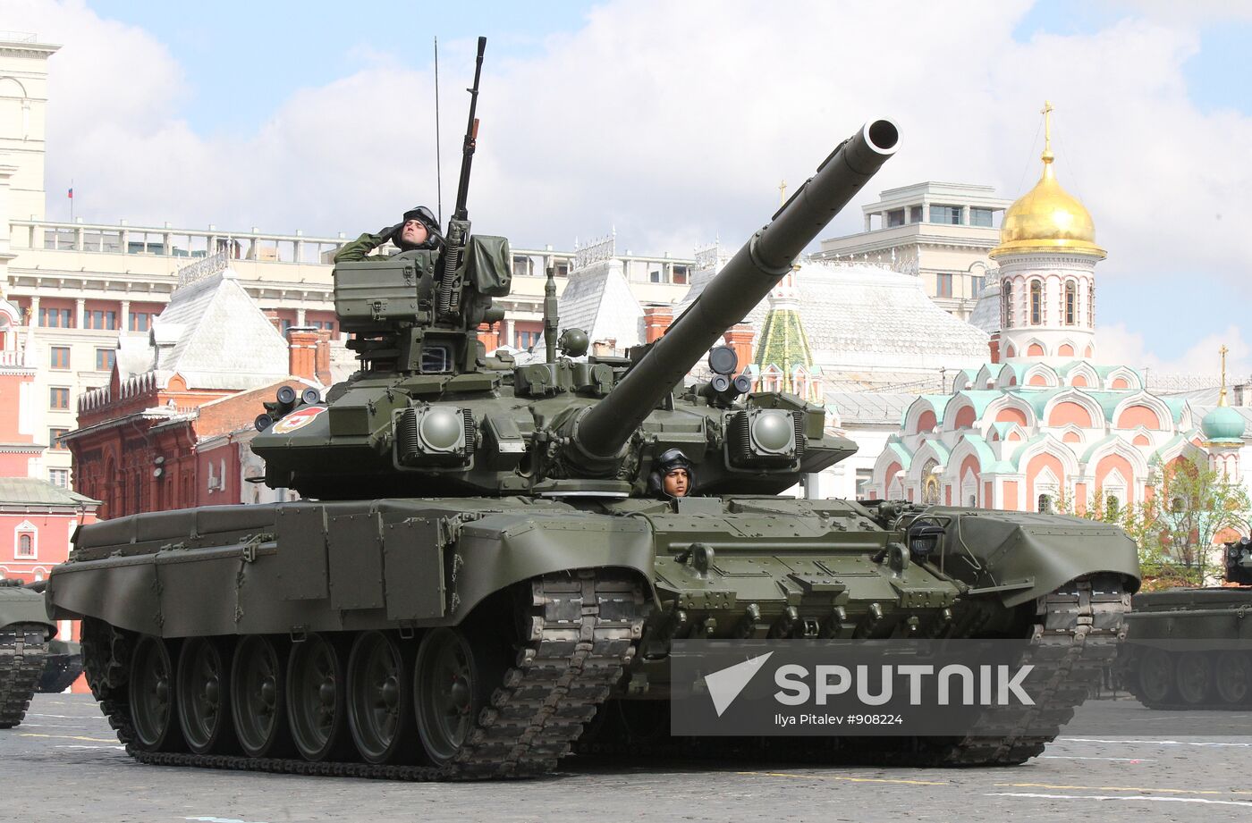 Military parade held on the 66th anniversary of WWII