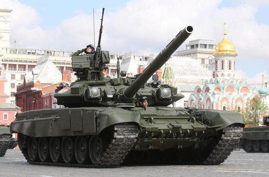 Military parade held on the 66th anniversary of WWII