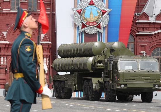 Military parade held on the 66th anniversary of WWII