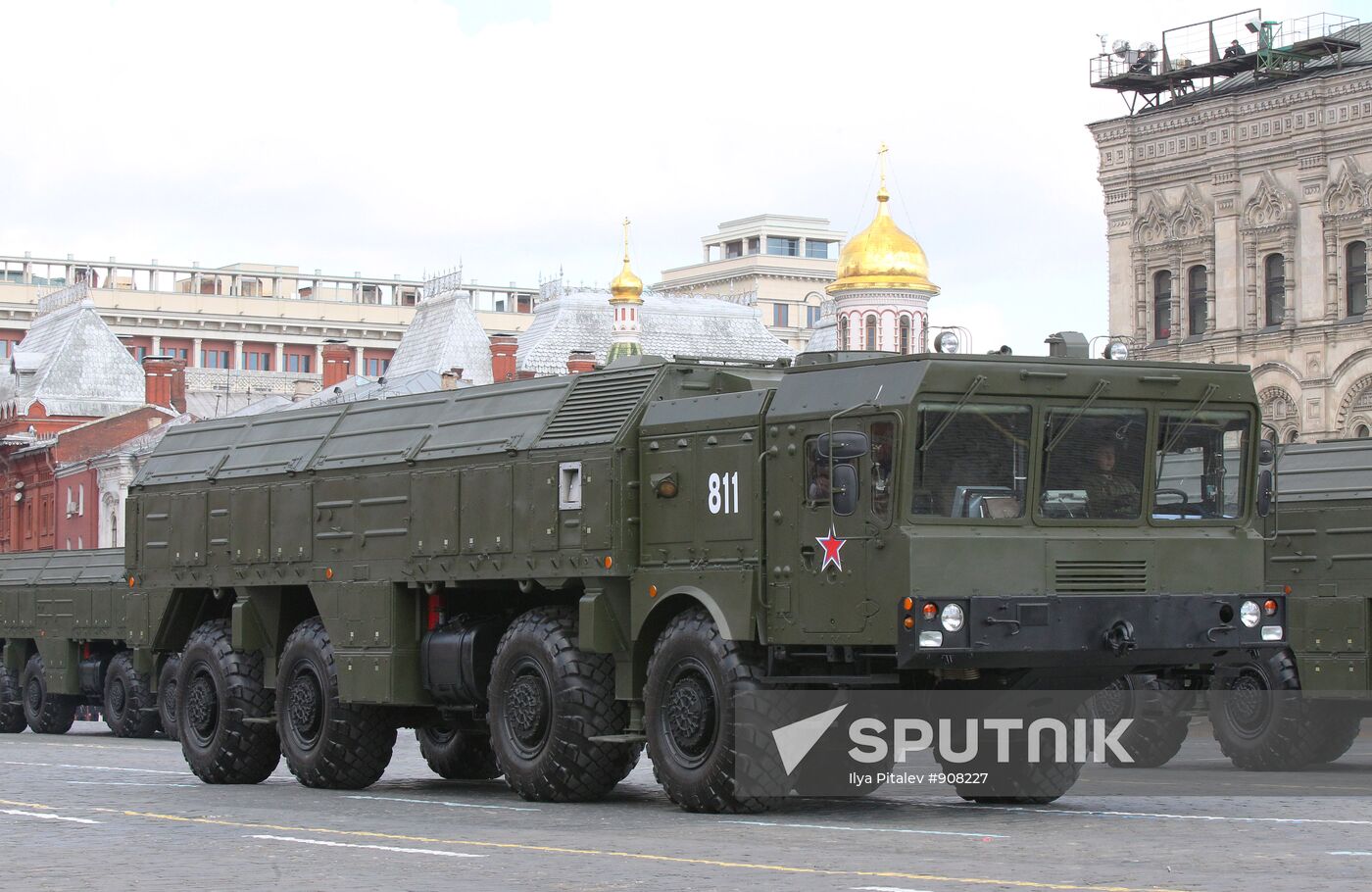 Military parade held on the 66th anniversary of WWII