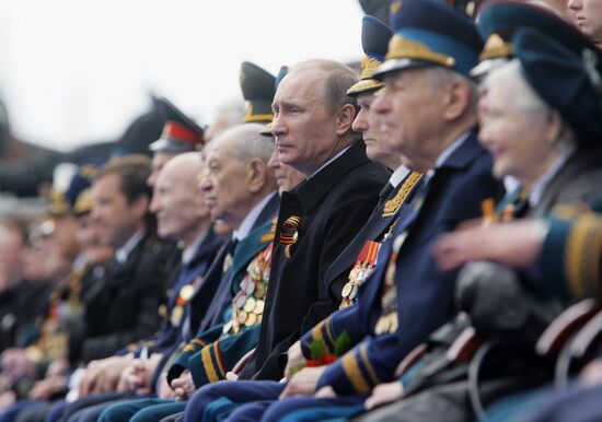 Vladimir Putin attends Victory Parade, Red Square