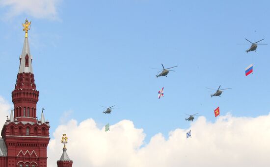 Military parade on 66th anniversary of Victory in WWII