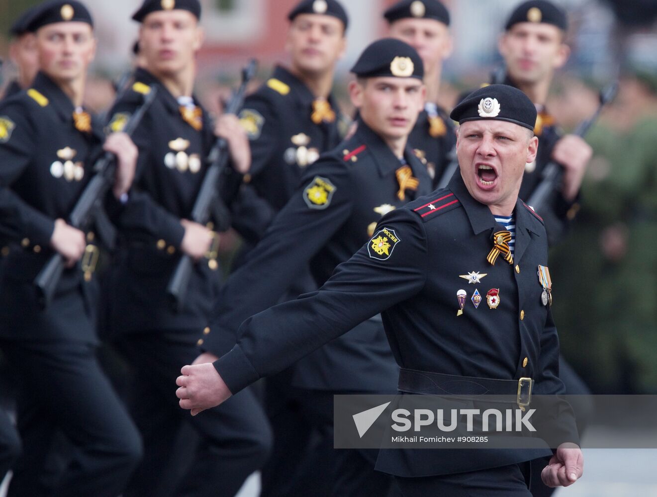 Military parade on 66th anniversary of Victory in WWII
