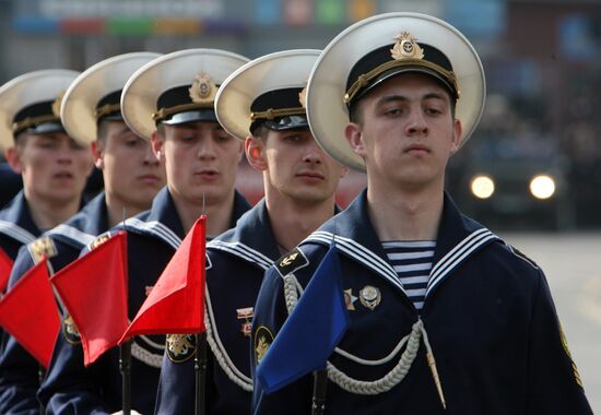 Victory Day parade in Kaliningrad