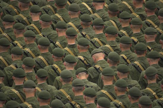 Military parade marking the 66th anniversary of Victory in WWII