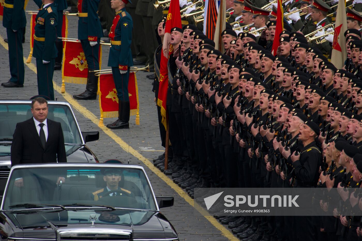 Military parade marking the 66th anniversary of Victory in WWII