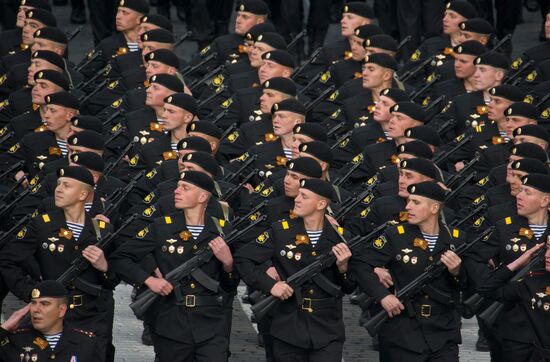 Military parade marking the 66th anniversary of Victory in WWII