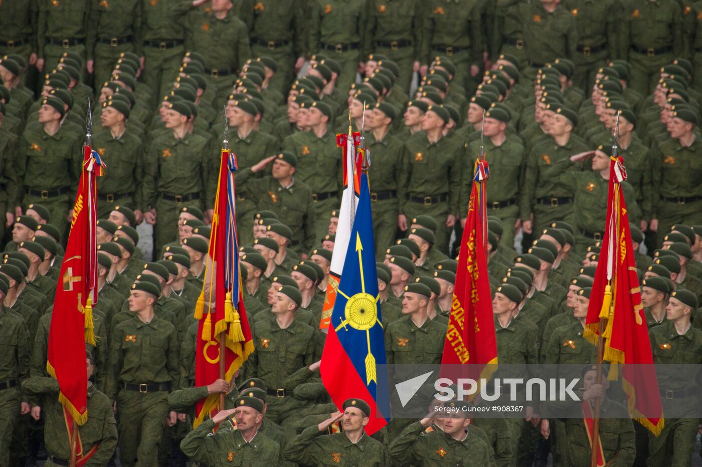 Military parade marking the 66th anniversary of Victory in WWII