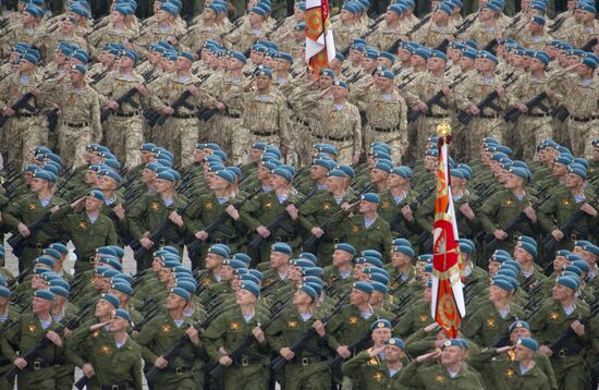 Military parade marking the 66th anniversary of Victory in WWII