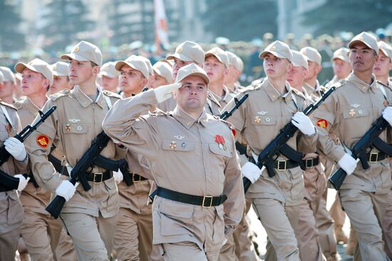 Victory Day parade in Russian regions