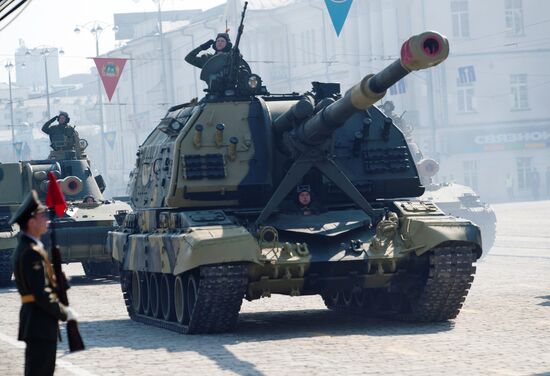 Victory Day parade in Russian regions