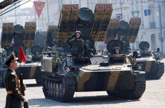 Victory Day parade in Russian regions