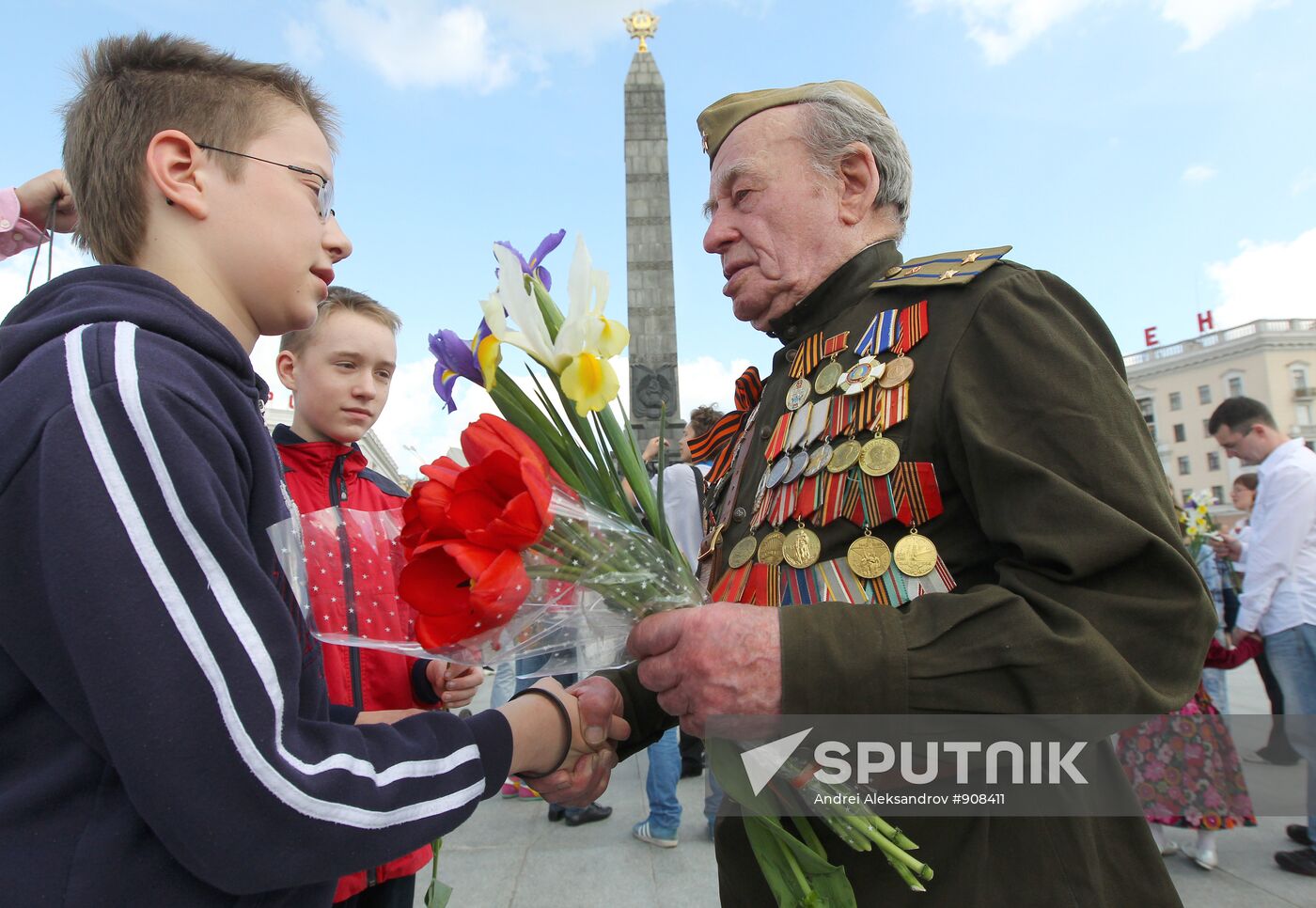 May 9th Victory Day holiday in Minsk