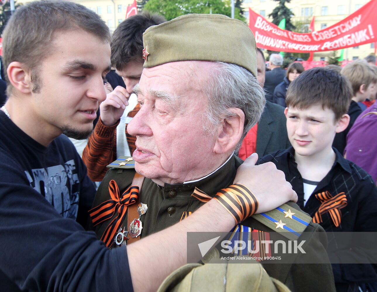 May 9th Victory Day holiday in Minsk