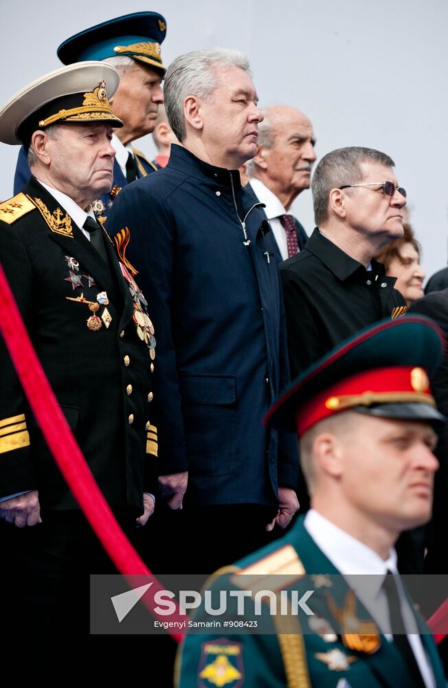 Military parade dedicated to 66th V-Day