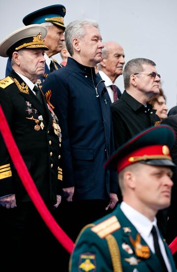 Military parade dedicated to 66th V-Day
