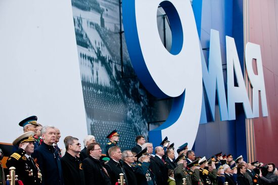 Military parade dedicated to 66th V-Day