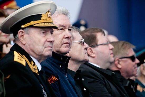 Military parade dedicated to 66th V-Day