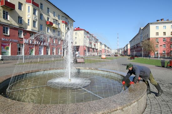 Kommunistichesky Avenue in Mezhdurechensk