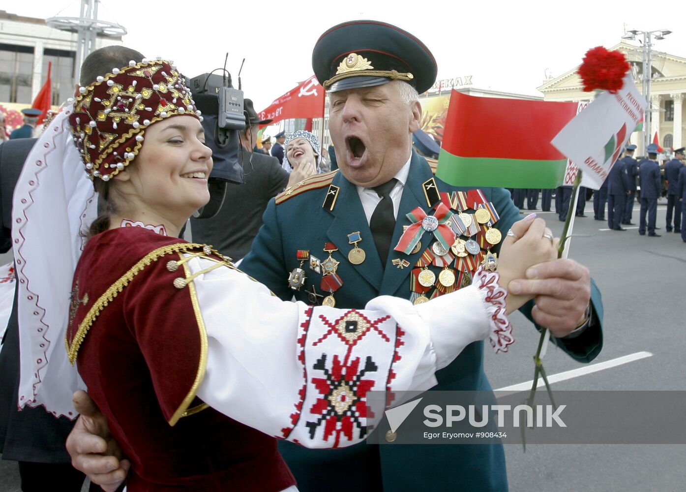 May 9th Victory Day holiday in Minsk
