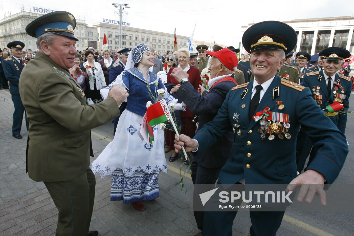 May 9th Victory Day holiday in Minsk