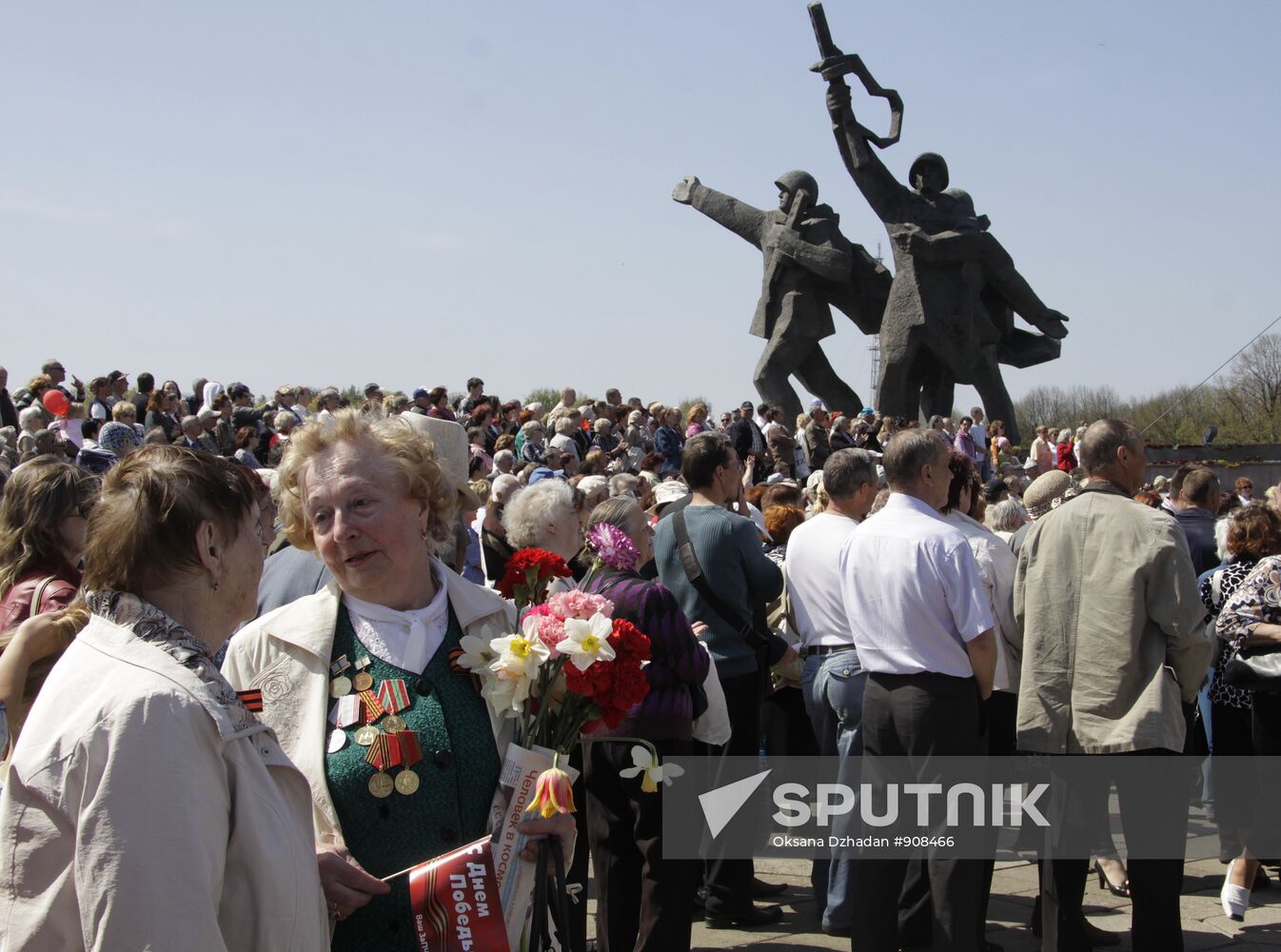 May 9th holiday in Riga