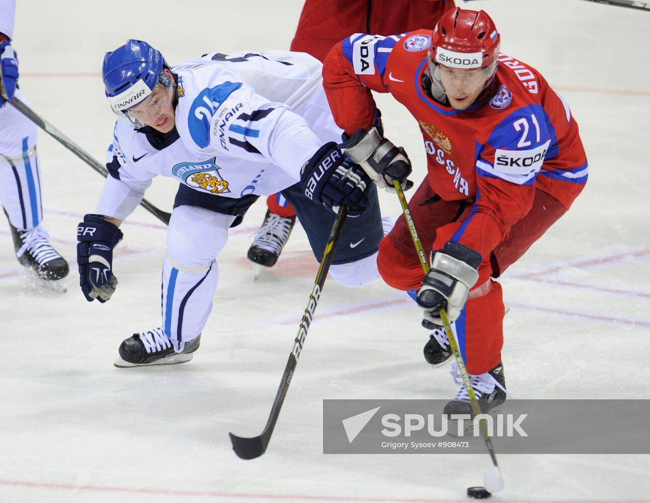 2011 World Ice Hockey Championships. Russia vs. Finland 2-3