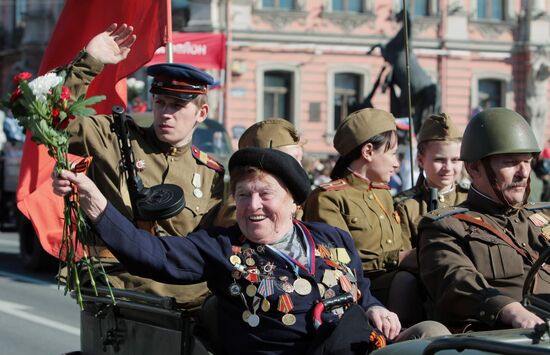 May 9th holiday in Russian regions