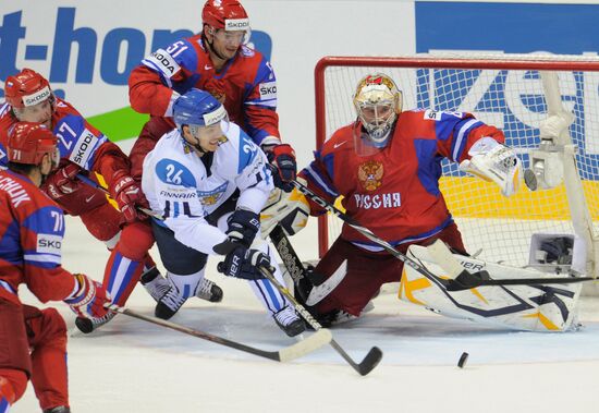 2011 World Ice Hockey Championships. Russia vs. Finland
