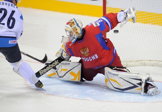 2011 World Ice Hockey Championships. Russia vs. Finland 2-3