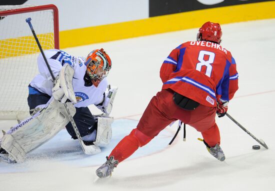 2011 World Ice Hockey Championships. Russia vs. Finland 2-3