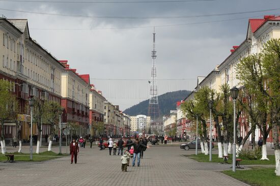 Kommunistichesky Prospekt in Mezhdurechensk