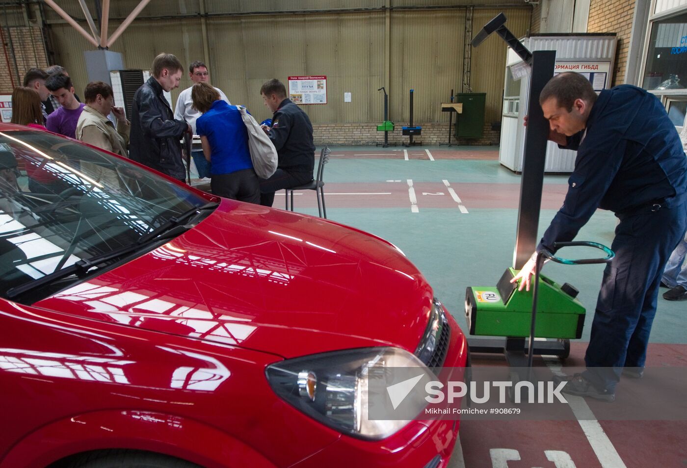 Vehicle upkeep operation center in Moscow
