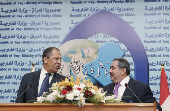 Work visit of Russian Foreign Minister Sergei Lavrov in Baghdad