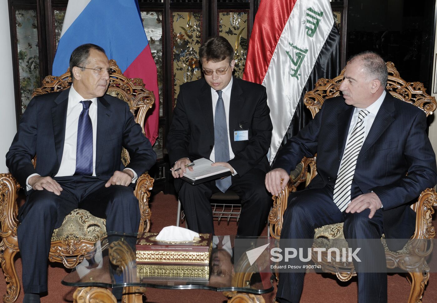 Work visit of Russian Foreign Minister Sergei Lavrov in Baghdad