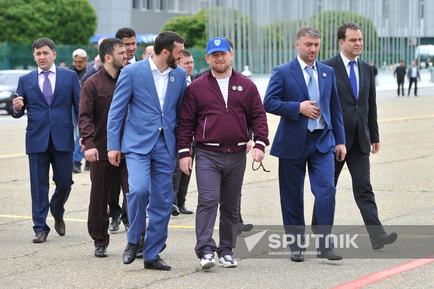 Guests arrive in Grozny for opening of Kadyrov Sports Center