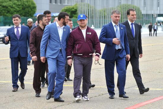 Guests arrive in Grozny for opening of Kadyrov Sports Center
