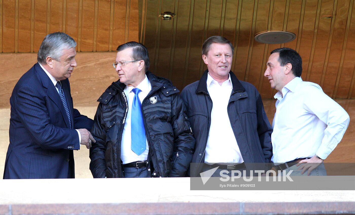 Pavel Borodin, Sergei Ivanov, Viktor Zubkov and Yevgeny Giner